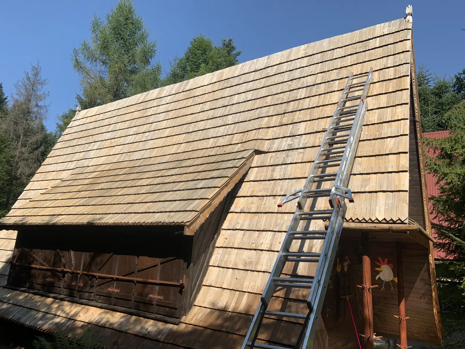 mycie konserwacja gontu konina 2