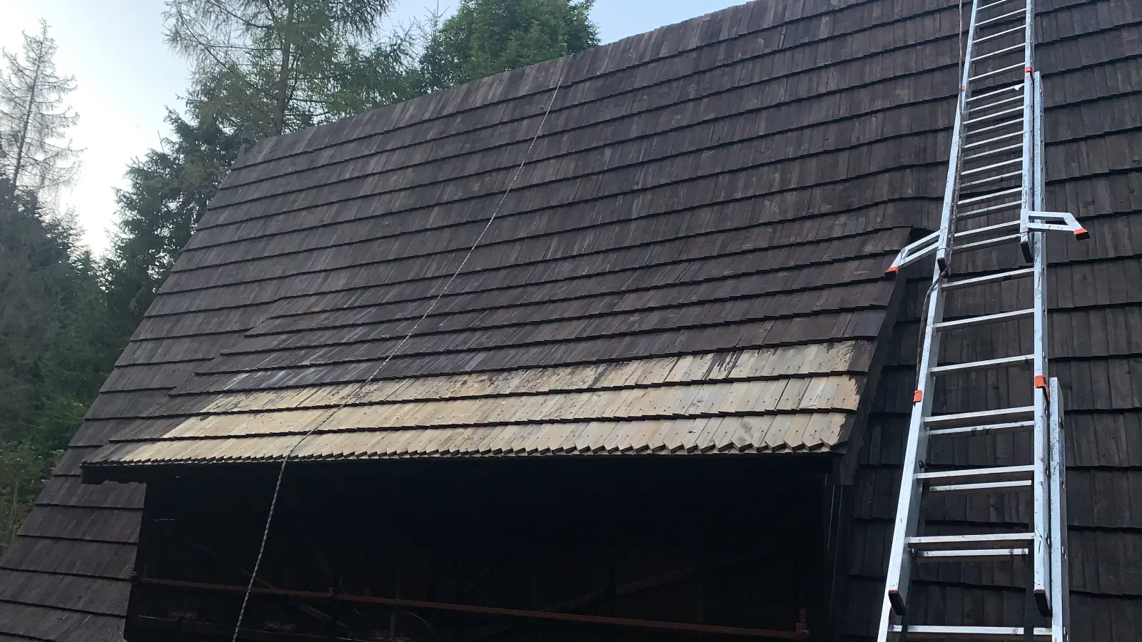 mycie konserwacja gontu konina 3